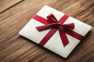 © Usman - stock.adobe.com Geschenkumschlag mit Schleife