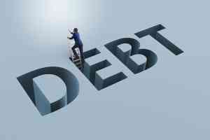 © Elnur - stock.adobe.com Schriftzug DEBT